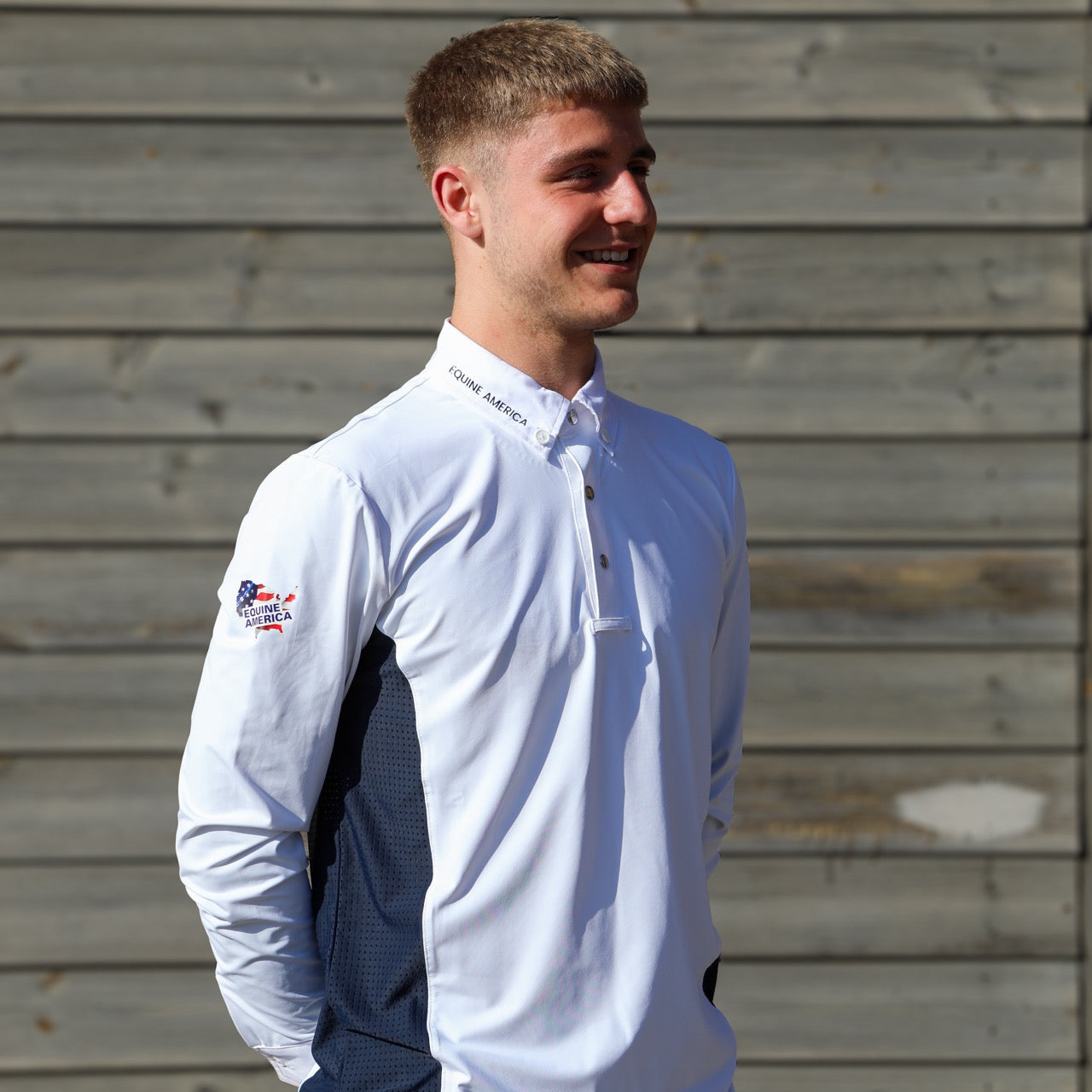 EA Mens Long Sleeve Competition Shirt